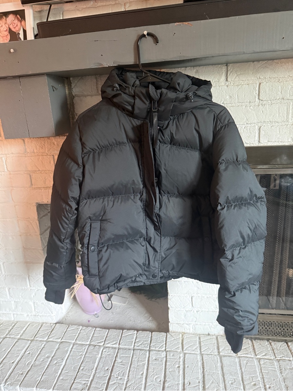Quince Goose Down Cropped Puffer Jacket | Women’s Medium | 700+ Fill Power